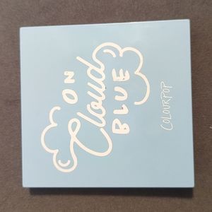 On cloud blue ColourPop eyeshadow palette